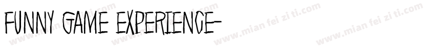 FUNNY GAME EXPERIENCE字体转换